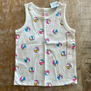 NWT Cat & Jack tank 3t